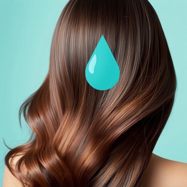 oily hair pic